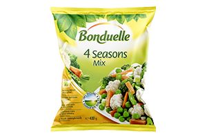 Šaldytų daržovių mišinys BONDUELLE 4 SEASONS MIX, 400 g