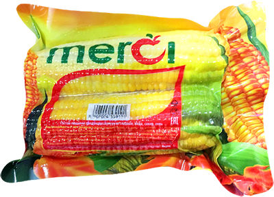 Cook corn in a vacuum