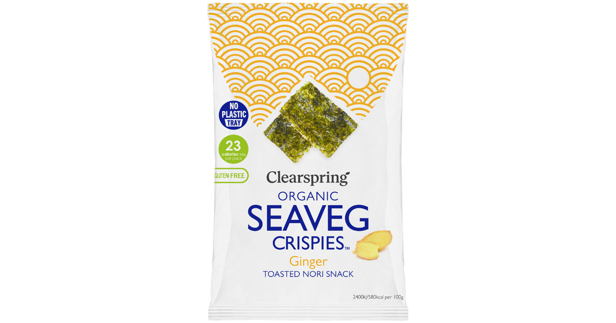 Sea vegetable crisps 'Seaveg crispies' with ginger, organic