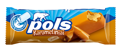 Karameliniai grietininiai ledai POLS, 120 ml