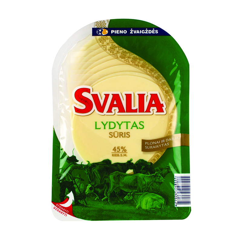 Melted cheese SVALIA, sliced, 45 %, 150 g
