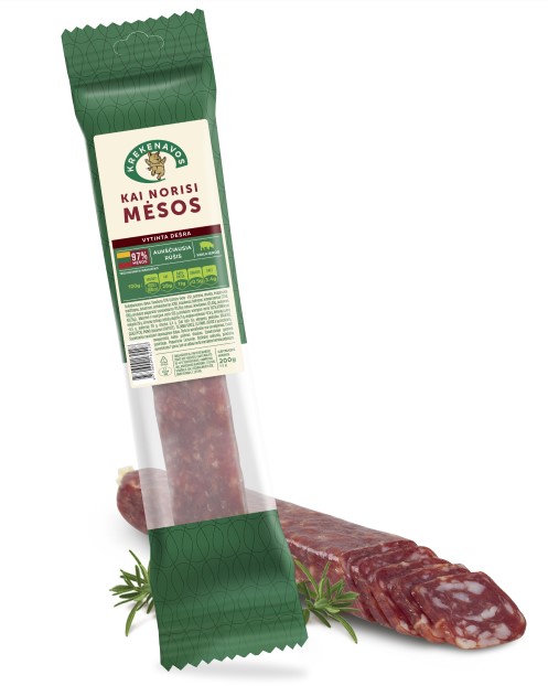 Vytinta dešra KAI NORISI MĖSOS, 200 g, A.r.
