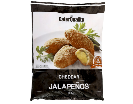 Frozen cheese snack CHEDDAR JALAPENO, 1kg