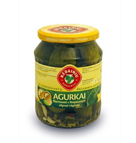 Marinuoti agurkai KĖDAINIŲ, 660 g/330 g