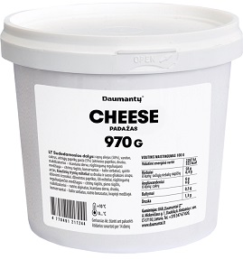 Mayonnaise sauce DAUMANTŲ, Cheese, 58% fat, 970g