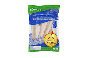 Šaldyta aliaskinių rudagalvių menkių filė be odos 490g