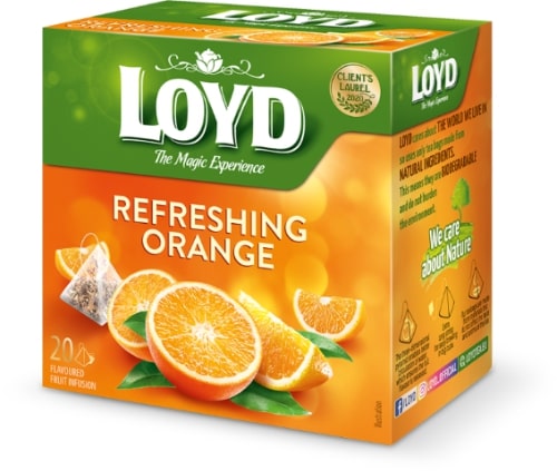 Fruit tea LOYD, orange flavor, 20x44g