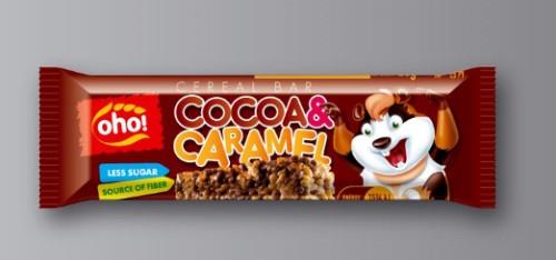 Cereal bar OHO Cocoa&Caramel mix, 23g