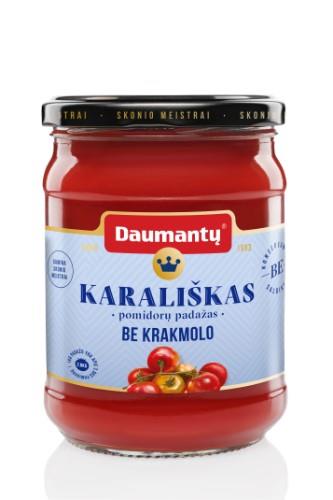 Tomato sauce DAUMANTŲ Karališkas, no starch/preservatives, 52%, 500g