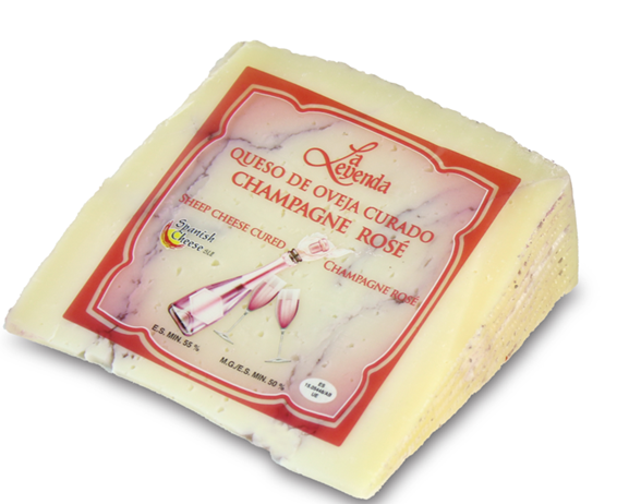 Hard sheep's milk cheese LA LEYENDA, champagne flavor, matured for 5 m