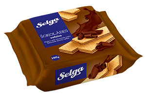 Šokolado skonio vafliai SELGA, 180 g