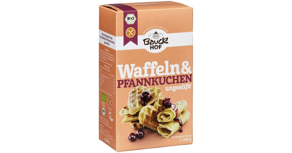 Batter for waffles and pancakes, organic