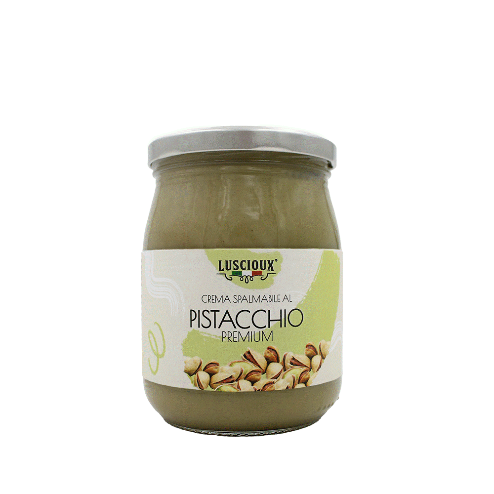 Pistachio nut cream LUSCIOUX, for filling, 20%, 550 g