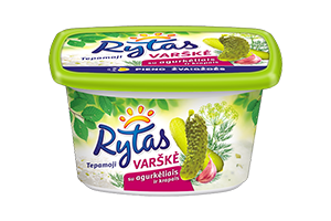 Tepamoji varškė su agurkais ir krapais RYTAS 15% 130g