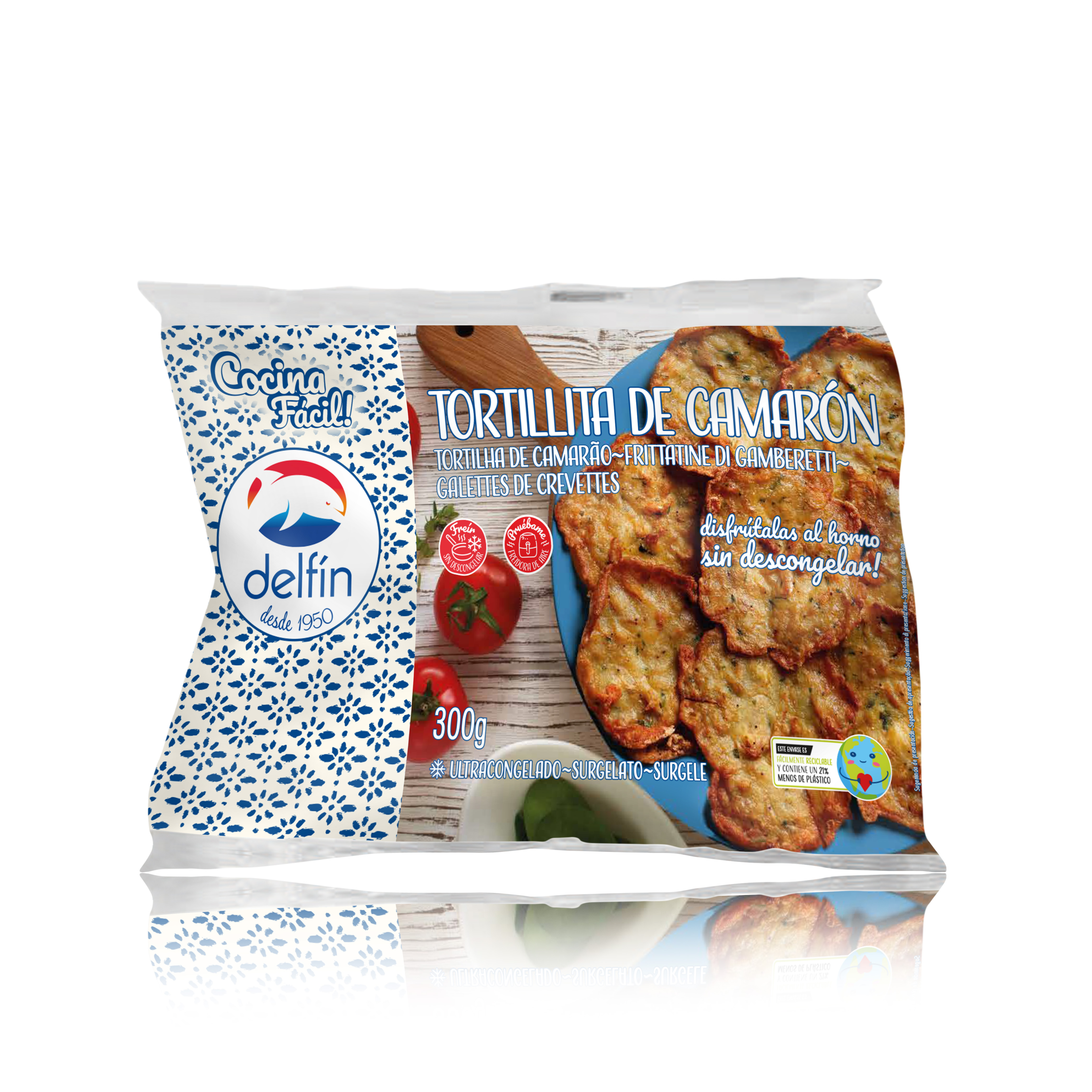 Deep frozen shrimp crispy chips 300 G