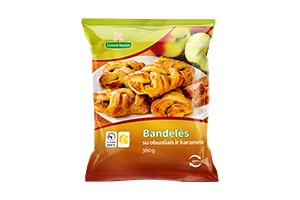 Bandelės su obuolių ir karamelės įdaru 360g