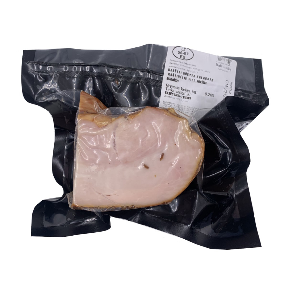 Hot smoked turkey breast fillet, premium quality
