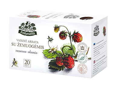Fruit tea SUMMER FLAVOR with wild strawberries, 20 pcs.