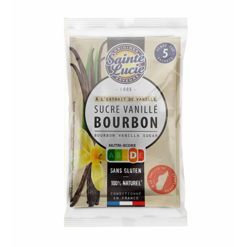 Bourbon vanilla sugar, 5 packets