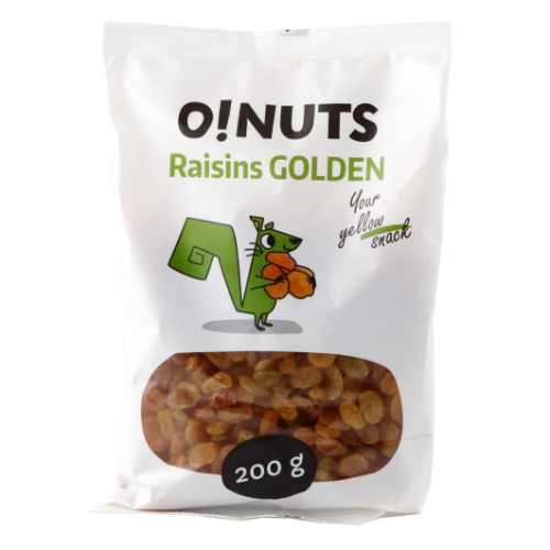Golden raisins O!NUTS, 200 g