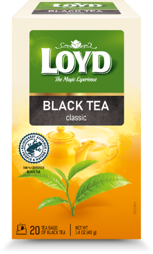 Juodosios arbatos gėrimas LOYD, 20 x 2g