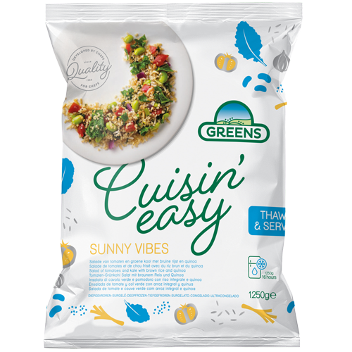 Šaldytos salotos GREENS Sunny Vibes, 1,25 kg