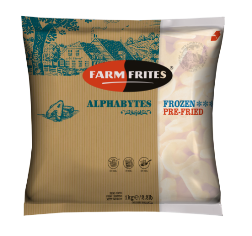 Frozen French fries ALPHABYTES, 1 kg