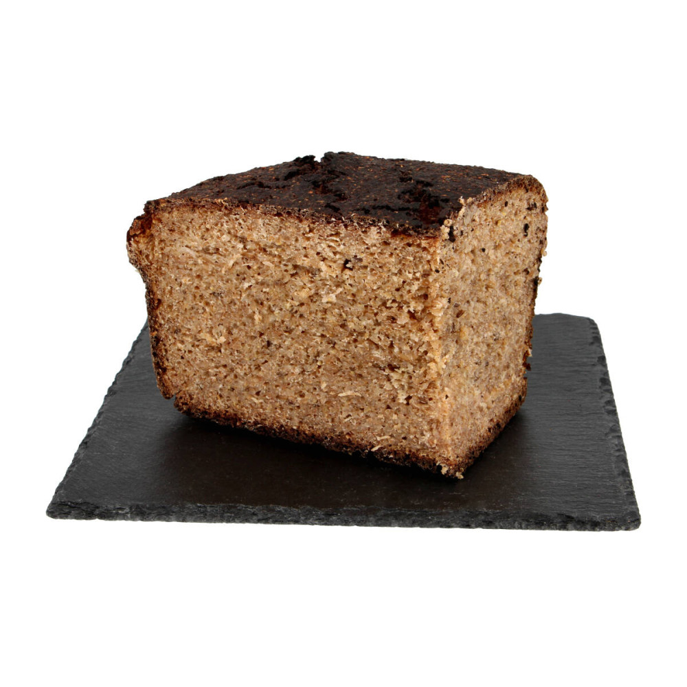 Whole grain rye bread, made from coarsely ground flour