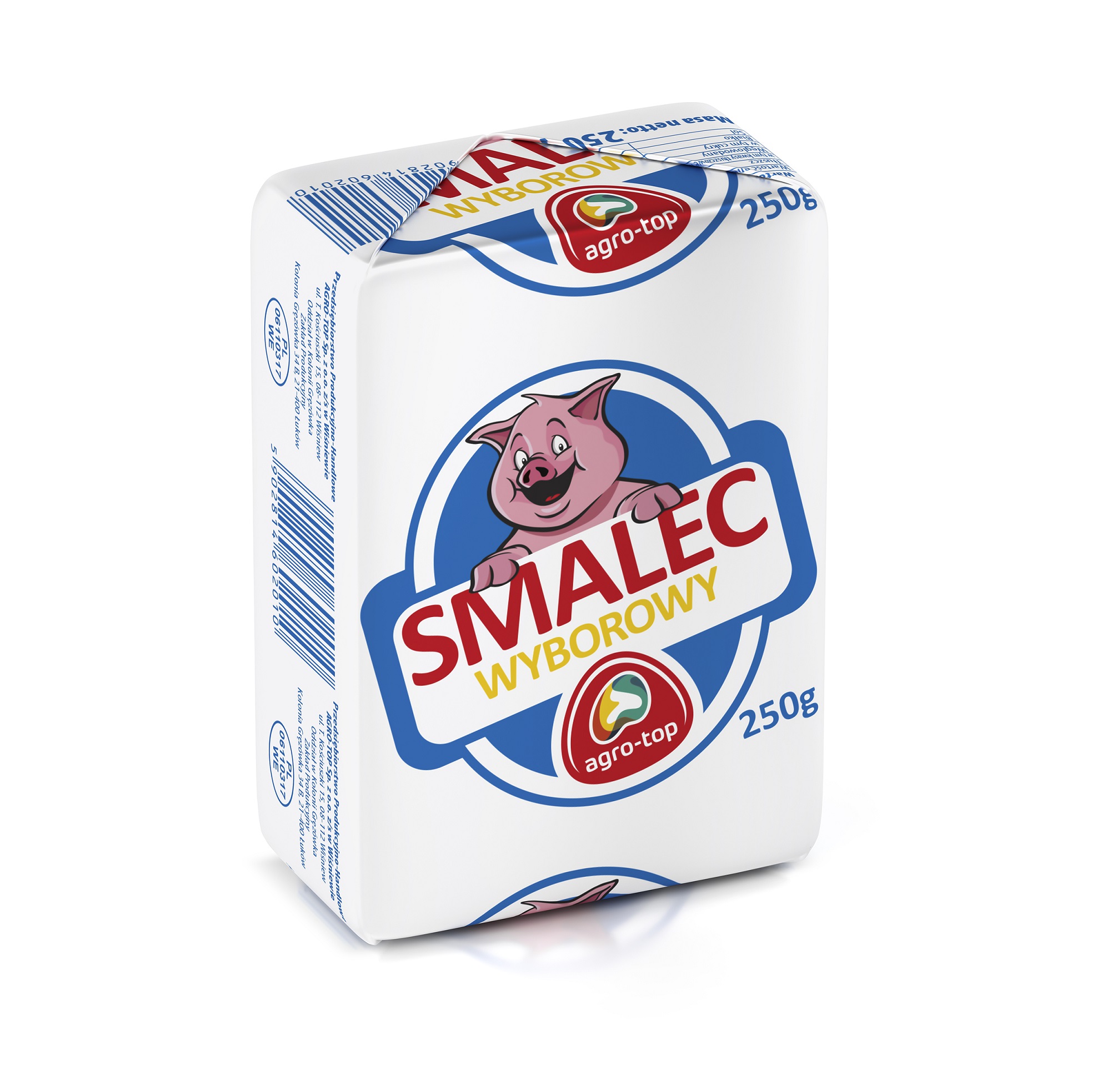 Pork lard AGRO-TOP, 250 g
