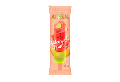 AURUM Watermelon and Melon Flavored Ice Cream 70 ml