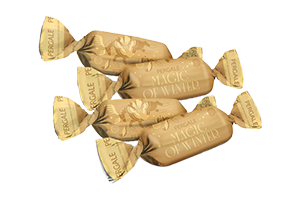 Saldainiai su traškiu karameliniu įdaru MAGIC OF WINTER, 1 kg