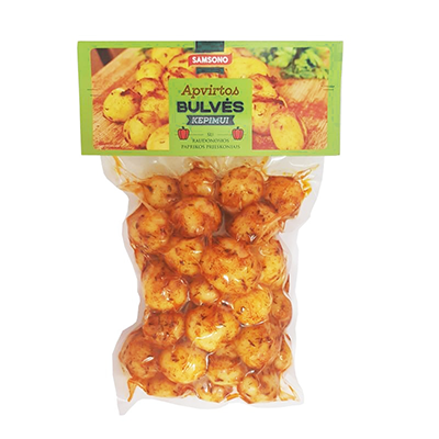 Peeled boiled potatoes with red pepper spices, 1 kg