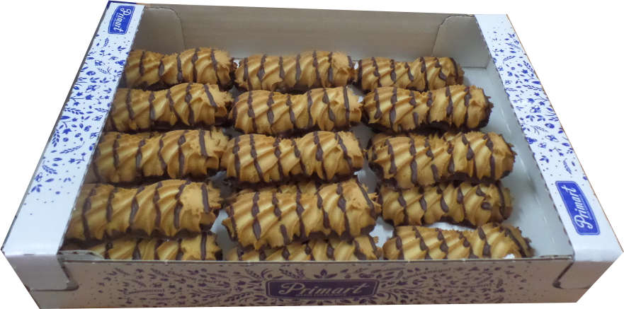 Pine cone cookies with cocoa glaze, 750g