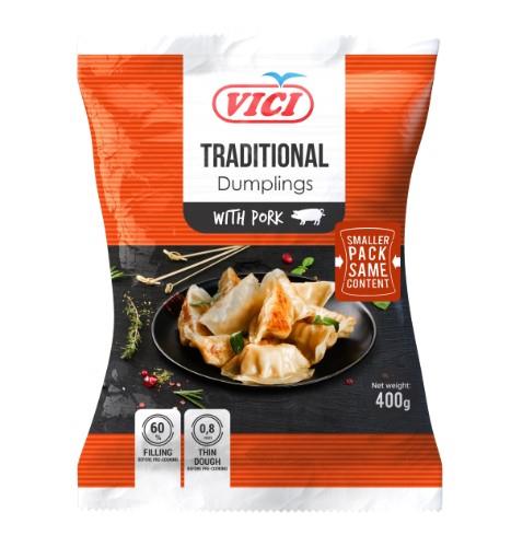 Dumplings with pork TRADITIONAL STYLE, 400 g