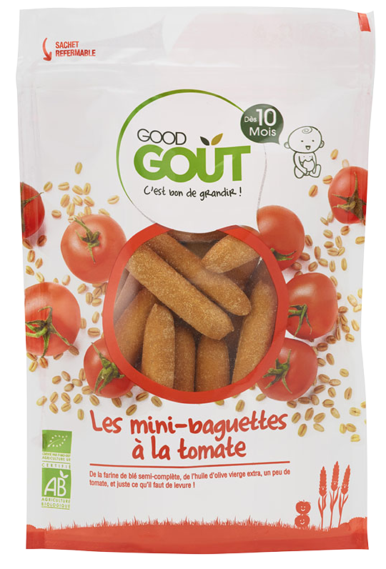 Tomato crackers with olive oil, suitable from 10 months, organic