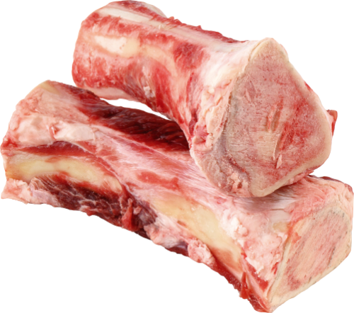 Frozen beef bone marrow, ~15 kg