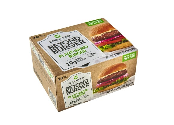 Frozen vegan burgers BEYOND MEAT Beyond Burger, pea base, 10 x 113g
