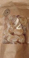 Candied ginger cubes, 125 g