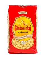 Makaronai GINTARINIAI RAGELIAI, 400 g