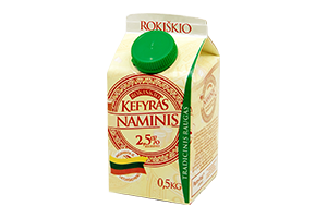 ROKIŠKIO NAMINIS kefyras 2.5% 500g