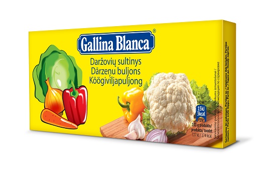 Daržovių sultinys GALINA BLANCA, 12vnt.
