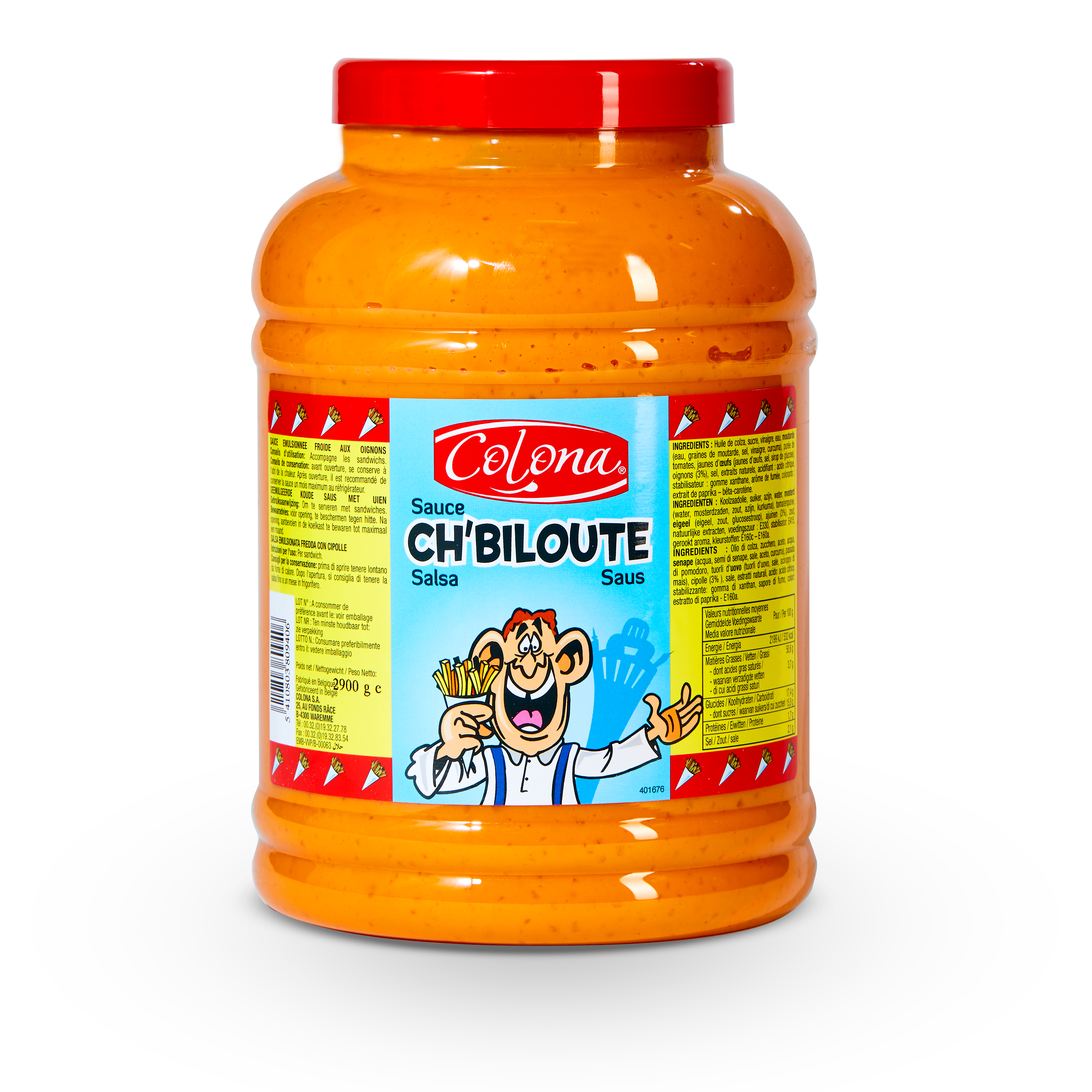 Sauce COLONA, CH'BILOUTE, 3 l