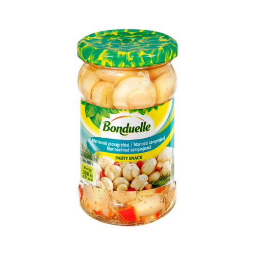 Pickled champignons BONDUELLE Party Snack, 580 ml