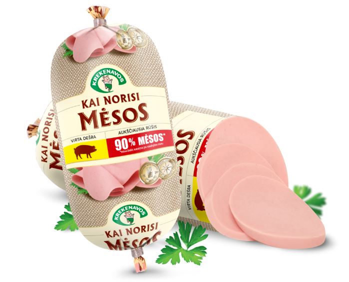 Cooked "When you want MEAT" sausage, 340 g