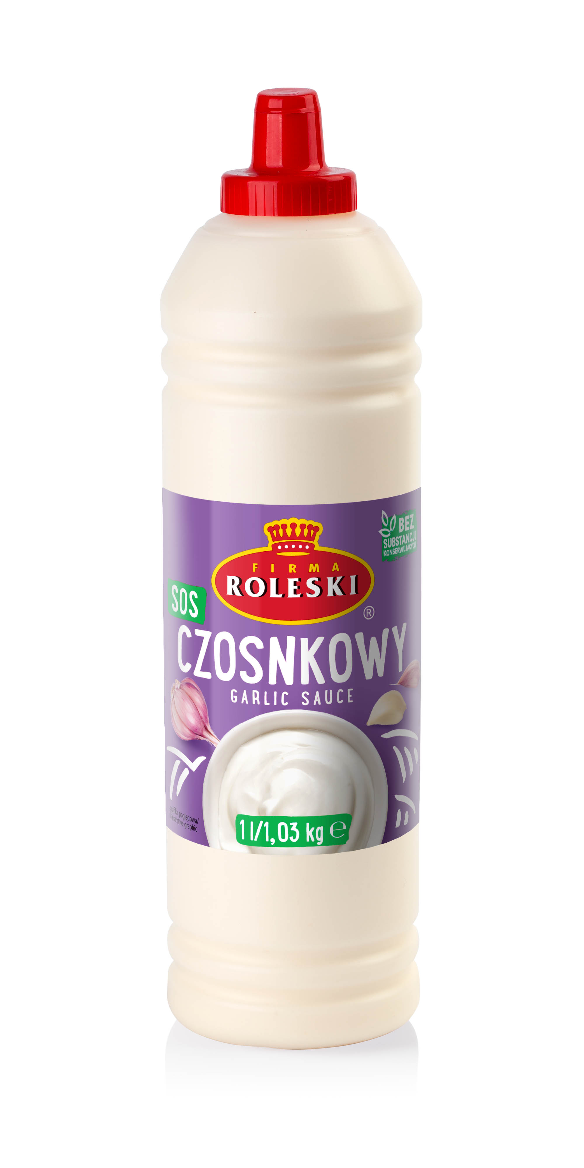 Garlic sauce ROLESKI, CZOSNKOWY, 1.03 kg