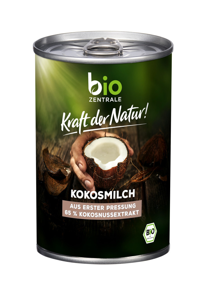 Organic coconut cream BIOZENTRALE, fat content 17%, 400 ml