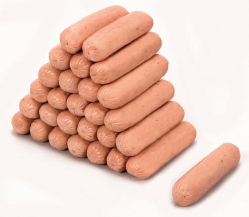 Šaldytos, mini, virtos, rūkytos, luptos, kalakutienos dešrelės INDYKPOL white, IIr., 800 g