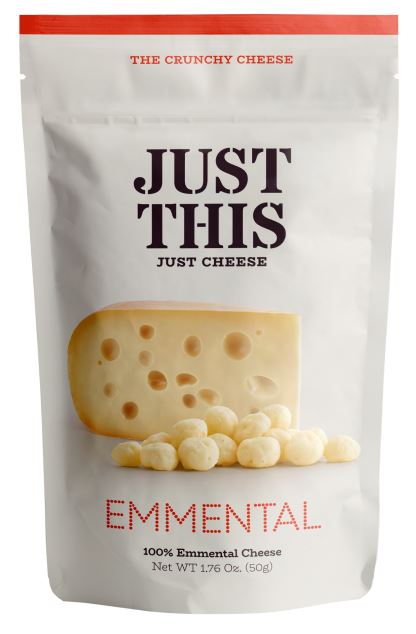 Cheese snack JUST THIS Emmental, 50 g