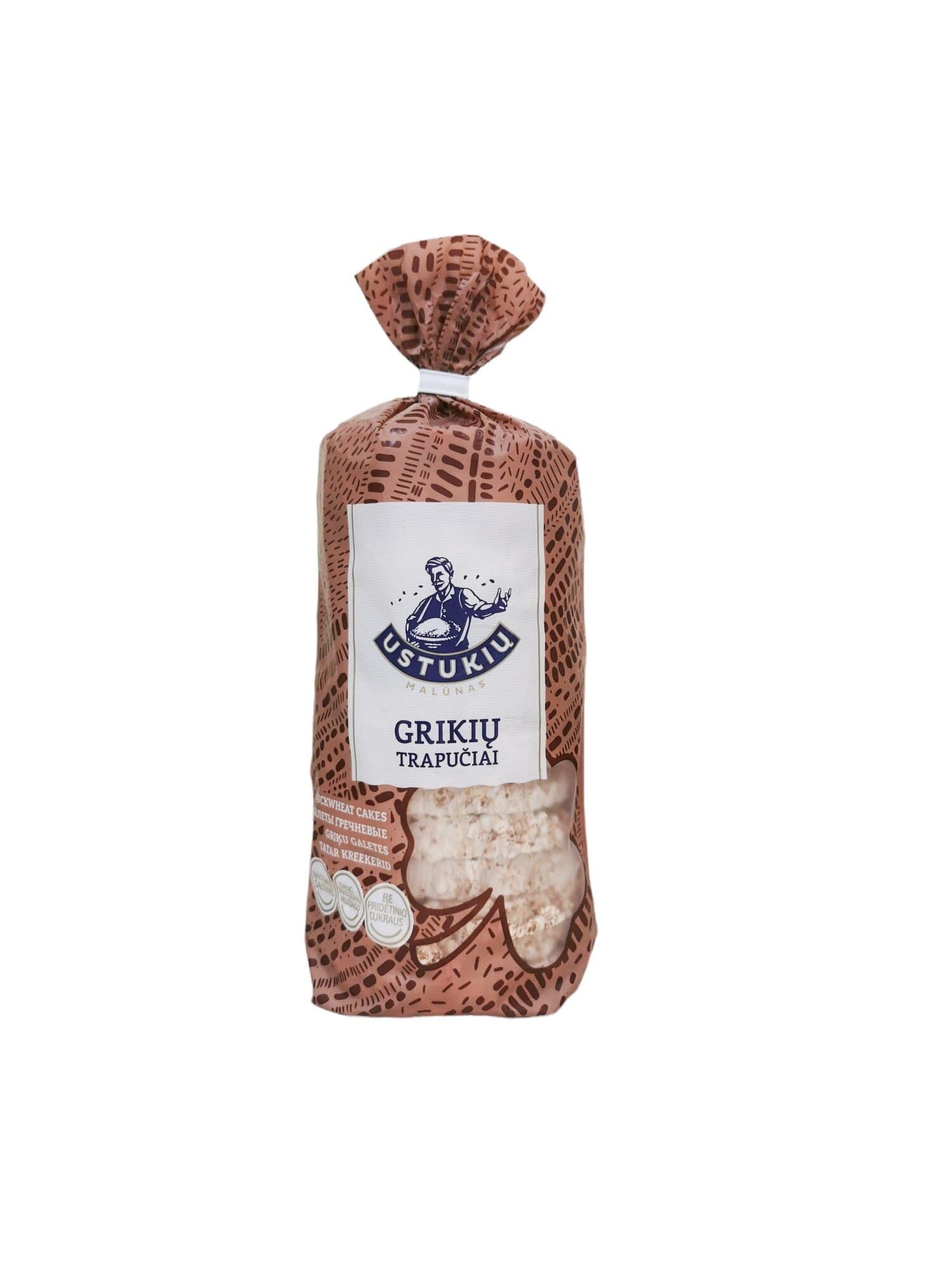 Buckwheat crackers USTUKIŲ MALŪNAS,, 100 g