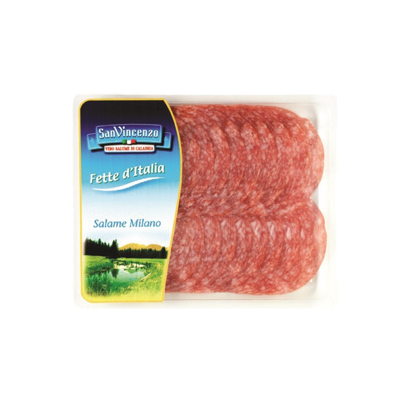 Dried pork salami MILANO, sliced, 80 g